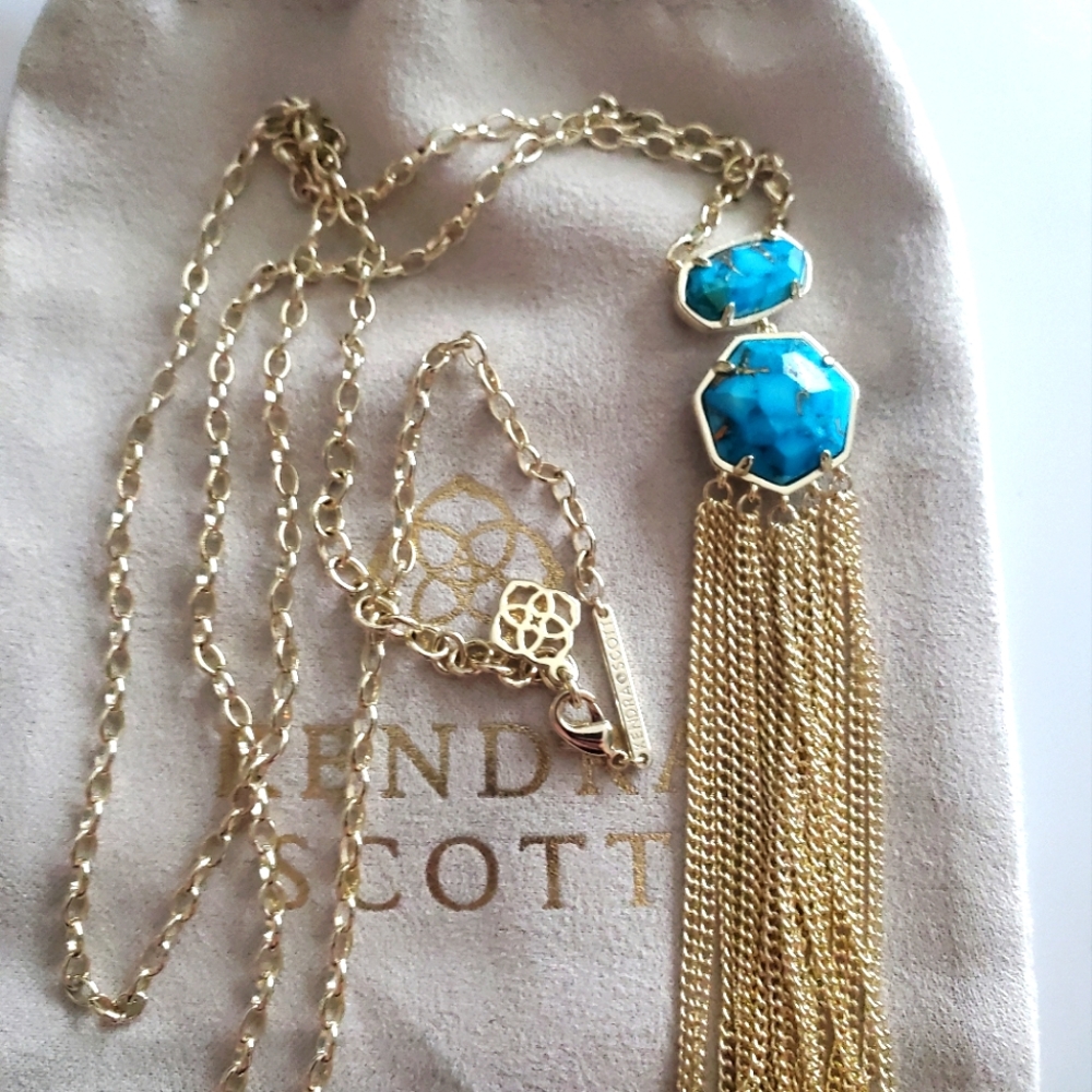Kendra Scott Tae Necklace Turquoise